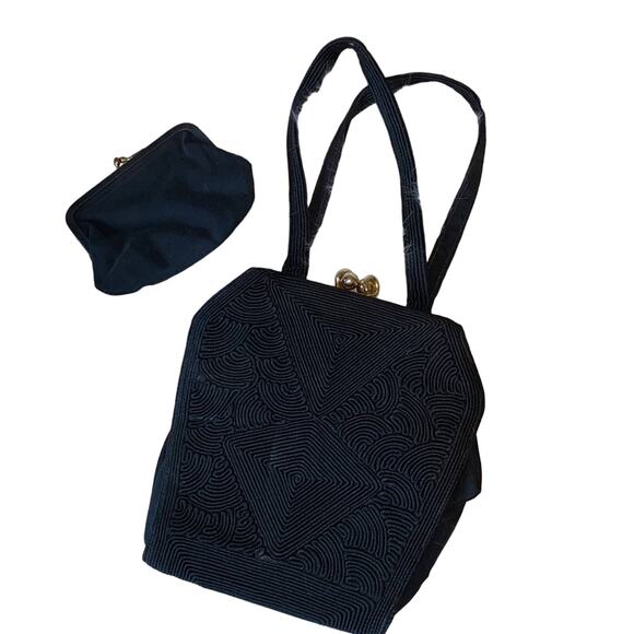 Style by Normandie Vintage Clasp Purse & Coin Bag - Picture 1 of 13